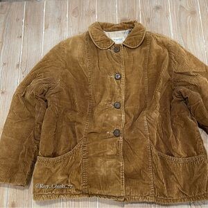 Fingerhut VINTAGE Brown Corduroy Women's Jacket